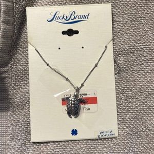 Brand new Lucky Brand turtle necklace